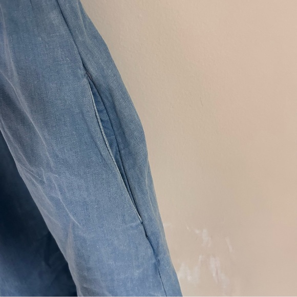 Nobody's Child Astra denim twill midi dress in light blue size 8 - Picture 7 of 8